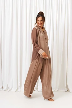 Костюм брючный 6428 какао Beautiful&Free