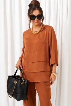 Костюм брючный 6429 миндаль Beautiful&Free