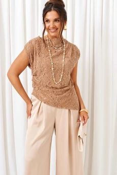 Костюм брючный 6432 бежевый Beautiful&Free