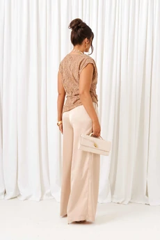 Костюм брючный 6432 бежевый Beautiful&Free