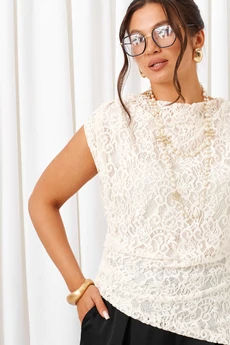 Костюм брючный 6432 бело-черный Beautiful&Free