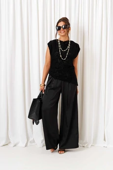 Костюм брючный 6432 черный Beautiful&Free