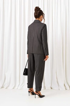 Костюм брючный 6435 темно-серый Beautiful&Free