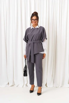 Костюм брючный 6436 графит Beautiful&Free