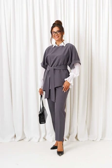 Костюм брючный 6436 графит Beautiful&Free