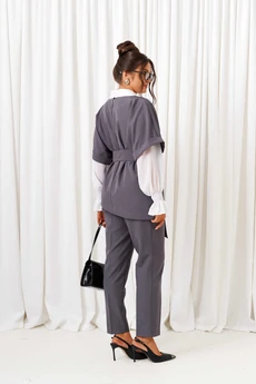 Костюм брючный 6436 графит Beautiful&Free
