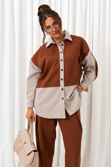 Костюм брючный 6438 миндаль Beautiful&Free