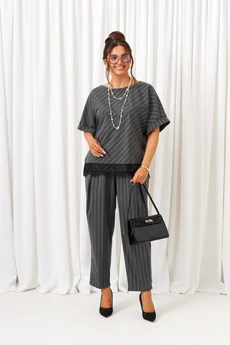 Костюм брючный 6442 тёмно-серый Beautiful&Free