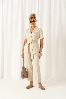 Костюм брючный 6446 бежевый Beautiful&Free