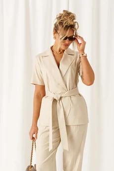 Костюм брючный 6446 бежевый Beautiful&Free
