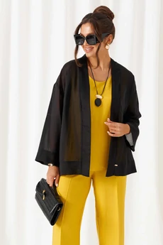 Костюм брючный 6449 жёлто-черный Beautiful&Free