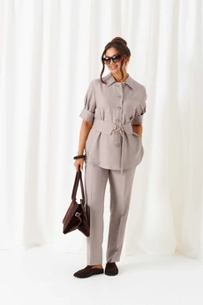 Костюм брючный 6450 какао Beautiful&Free