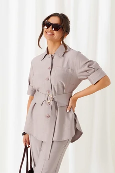 Костюм брючный 6450 какао Beautiful&Free