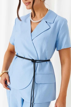 Костюм брючный 6451 голубой Beautiful&Free