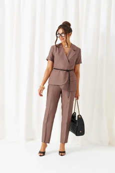 Костюм брючный 6451 трюфель Beautiful&Free