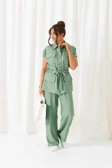 Костюм брючный 6452 мятный Beautiful&Free