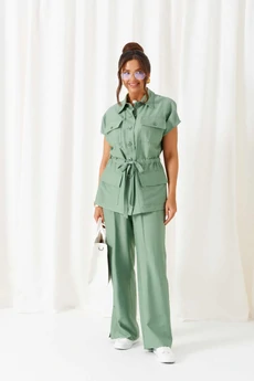 Костюм брючный 6452 мятный Beautiful&Free