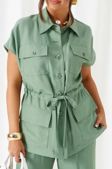 Костюм брючный 6452 мятный Beautiful&Free