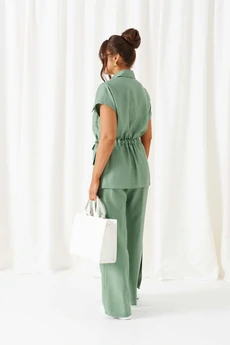 Костюм брючный 6452 мятный Beautiful&Free