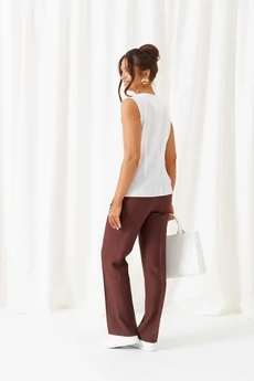 Костюм брючный 6454 шоколад Beautiful&Free