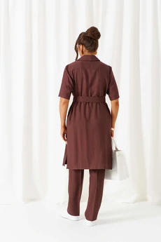 Костюм брючный 6454 шоколад Beautiful&Free