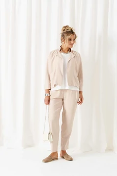 Костюм брючный 6457 бежевый Beautiful&Free