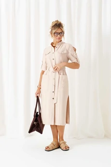 Сарафан 6460 бежевый Beautiful&Free