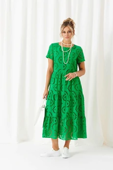 Платье 6462 зеленый Beautiful&Free