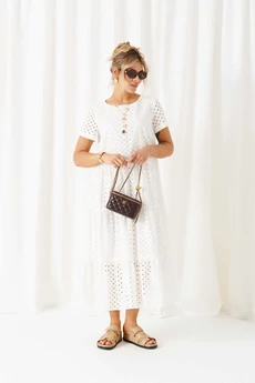 Платье 6462 белый Beautiful&Free