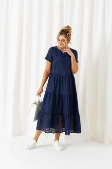 Платье 6462 синий Beautiful&Free