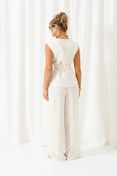 Костюм брючный 6466 молочный Beautiful&Free