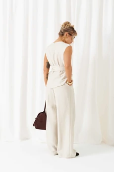 Костюм брючный 6466 песочный Beautiful&Free