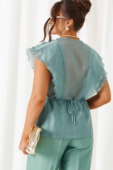 Костюм брючный 6467 мята Beautiful&Free