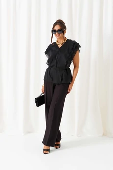 Костюм брючный 6467 черный Beautiful&Free