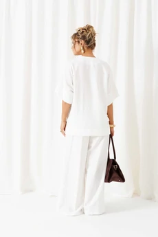 Костюм брючный 6470 белый Beautiful&Free