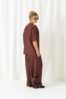 Костюм брючный 6470 шоколад Beautiful&Free