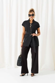 Костюм брючный 6473 черный Beautiful&Free