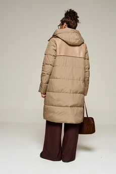 Пальто 8011 капучино Beautiful&Free