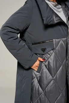 Пальто 8023 графит Beautiful&Free