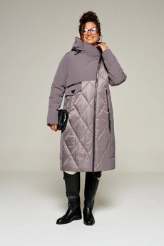 Пальто 8023 дымчато-лиловый Beautiful&Free