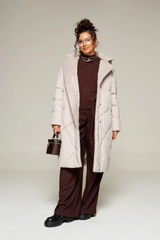 Пальто 8024 жемчуг Beautiful&Free