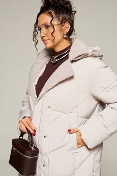 Пальто 8024 жемчуг Beautiful&Free