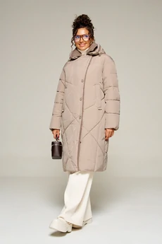 Пальто 8024 капучино Beautiful&Free