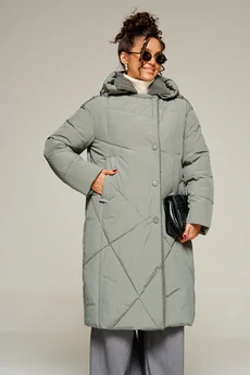 Пальто 8024 шалфей Beautiful&Free