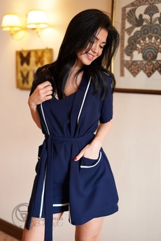 Комплект с шортами 5103 синий BEAUTY ANNETE