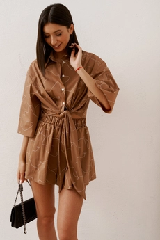 Костюм с шортами 4074 А BEAUTY ANNETE