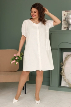 Платье 1006 молочный BegiModa