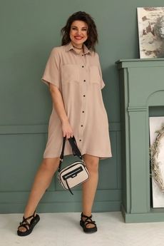 Платье 1007 кэмел BegiModa