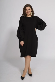 Платье 1008 черный BegiModa