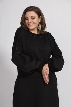 Платье 1008 черный BegiModa